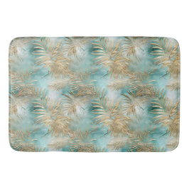 Aqua Tropical Gold Blätter Badematte