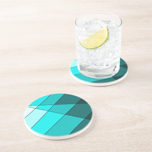 Aqua türkis aquamarin untersetzer (Seite)