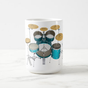 Aqua / Türkis Drumset: Kaffeetasse