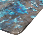 Aqua Türkis Marmor Print Modern Schneidebrett (Ecke)