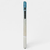 Aqua Türkis Surf Waves Foto iPhone Hülle (Linke Seite)