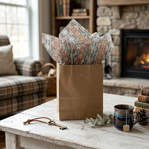 Aqua Türkis Teal Taupe Schwarz Grau Mosaik Kunst Seidenpapier