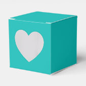 Aqua Turquoise Blue Geschenkschachtel (Vorderseite)