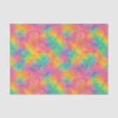 Aqua Turquoise Blue Pink Yellow Purple Gold Marble Seidenpapier (Vorderseite)