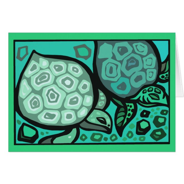 Aqua Turtles (Vorderseite (Horizontal))