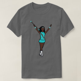 Aqua Twirl Girl T - Shirt