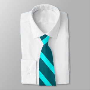 Aqua und Aquamarin II University Strip Krawatte