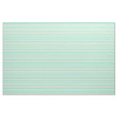 Aqua- und Beigefarbenes, gestreiftes Muster Stoff (Yard (91,4 cm))