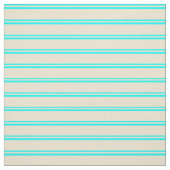 Aqua- und Beigefarbenes, gestreiftes Muster Stoff (Muster)