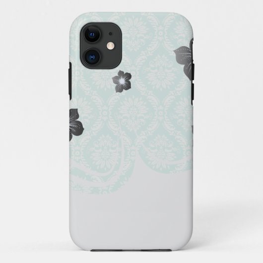Aqua und Creme Flex Case-Mate iPhone Hülle (Rückseite)