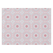Aqua und Crimson Mandala Pattern Tischdecke (Vorderseite (Horizontal))
