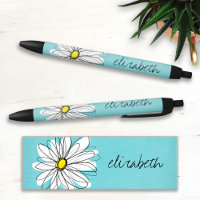 Aqua und gelber weißlicher Daisy benutzerdefiniert