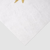 Aqua und Gold Floral Design 20 Seidenpapier (Ausschnitt)