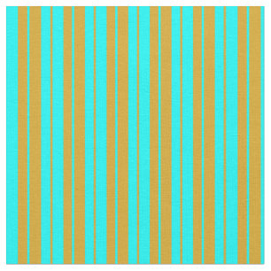 Aqua- und Goldenrod-Muster Stoff