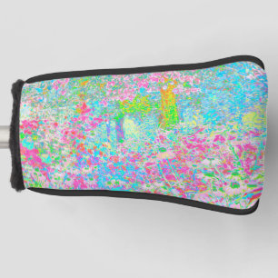 Aqua- und Hot-Pink-Sonnenaufgang in meinem Rubio-G Golf Headcover
