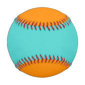 Aqua und Orange Baseball (Vorderseite)