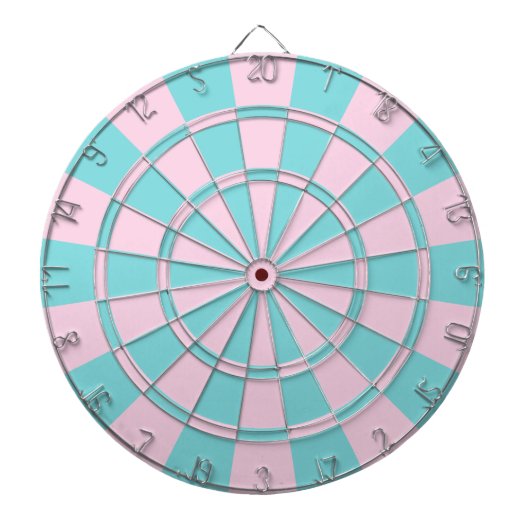Aqua und Pink Dartscheibe (vorne)
