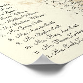 Aqua- und Rosa-Vögel auf Zweigstellplaketten Poster (Ecke)