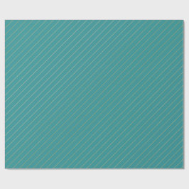 Aqua- und Türkis-Weihnachtspapier mit goldenen Akz Geschenkpapier
