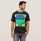 Aqua unisex Flug Krankenschwester Star des Lebens T-Shirt (Vorne ganz)