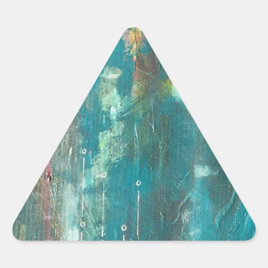 Aqua Upload Art Stickers (Vorderseite)