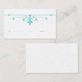 Aqua v2 Extravagante Platzkarte (Vorne/Hinten)