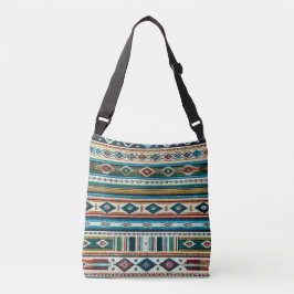 "AQUA" VERSTELLBARER SHOPPER - Mexikanisch inspiri Tragetaschen Mit Langen Trägern