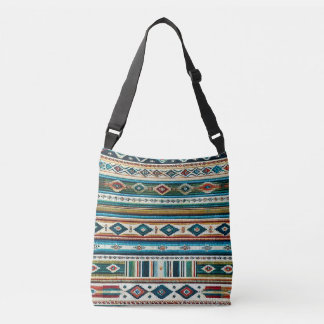 "AQUA" VERSTELLBARER SHOPPER - Mexikanisch inspiri Tragetaschen Mit Langen Trägern