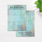 Aqua Vintag Grunge Earring Holder Display Cards (Schreibtisch)
