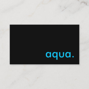 Aqua Visitenkarte