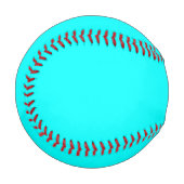 Aqua (Vollfarbe) Baseball (Vorderseite Links)