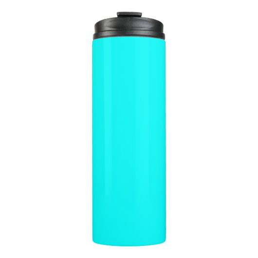 Aqua (Vollfarbe) Thermosbecher (Vorderseite)