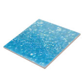 Aqua-Wasser-Baby-Blau-Glitzer Fliese (Seite)