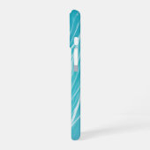 Aqua Wave Shimmering Water Phone Case iPhone 16 Hülle (Linke Seite)