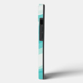 Aqua-Wellen-Abstrakt-Hülle Case-Mate iPhone Hülle (Rückseite / Links)