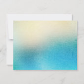 Aqua White Termin vormerken Save The Date (Rückseite)