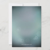 Aqua Winter Probe Dinner einladen Einladung (Rückseite)