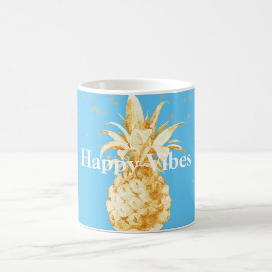Aqua Yellow Gold Ananas Kaffeetasse (Mittel)