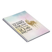 Aqua Yellow Pink Wasserfarbe Inspiration Einhorn Notizblock (Rechte Seite)