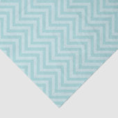Aqua Zickzack Seidenpapier (Ausschnitt)
