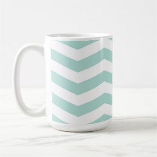 Aqua-Zickzack Tasse