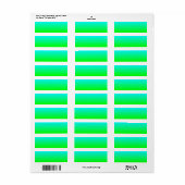 Aqua zu Green Label (Vorne)