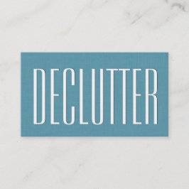 Aqua ZUHAUSE ORGANIZER Theme Simple Style V63J Visitenkarte