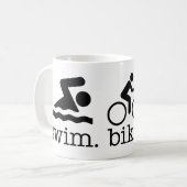 Aquabike Tasse (Vorderseite Links)