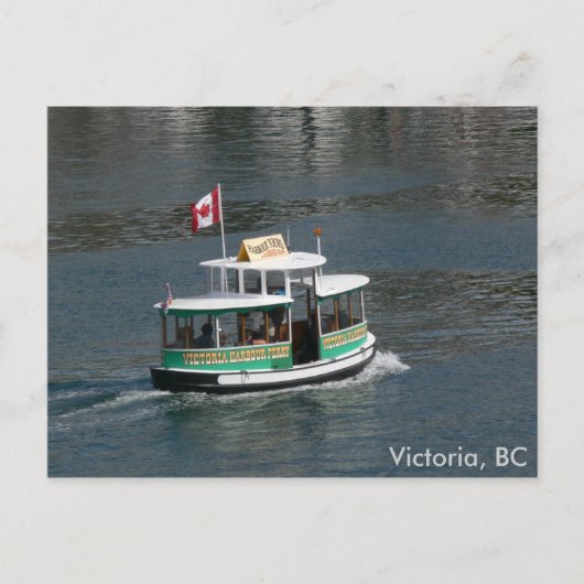 Aquabus Victoria, BC Postkarte (Vorderseite)