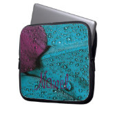"AquaCircuit: Präzision in jedem Tropfen Laptopschutzhülle (Vorderseite Links)