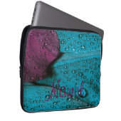 "AquaCircuit: Präzision in jedem Tropfen Laptopschutzhülle (Vorne Rechts)