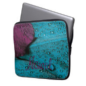 "AquaCircuit: Präzision in jedem Tropfen Laptopschutzhülle (Vorderseite Links)