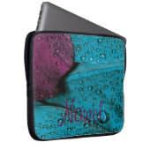 "AquaCircuit: Präzision in jedem Tropfen Laptopschutzhülle (Vorne Rechts)