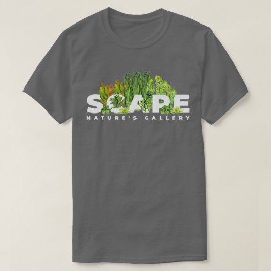 Aquacsaping Fish Keepers Aquascape T-Shirt (Design vorne)